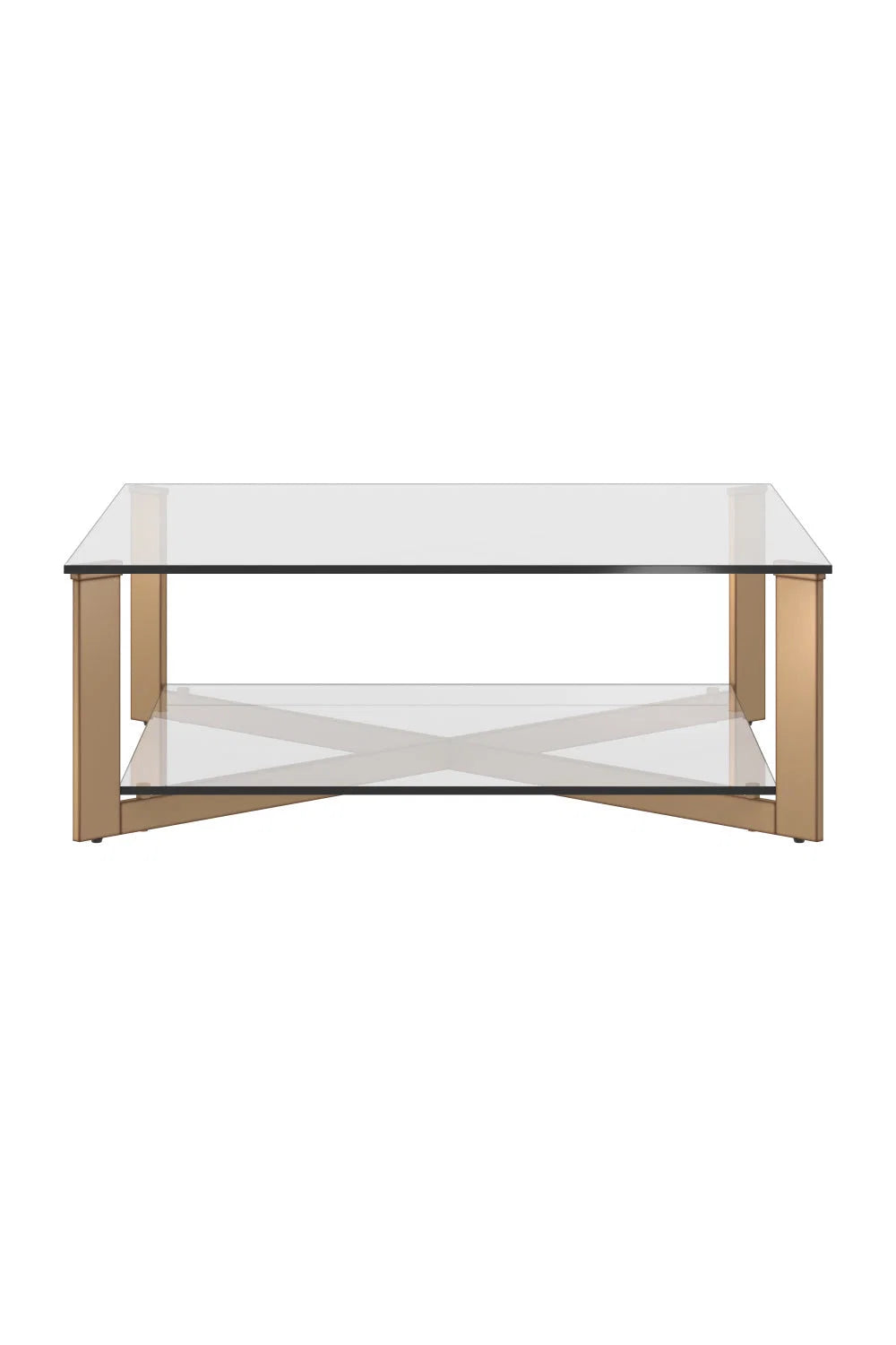 Luxury Xavier Glass Coffee Table Modern Italian Style for Villa