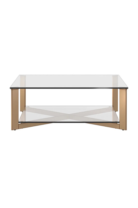 Luxury Xavier Glass Coffee Table Modern Italian Style for Villa