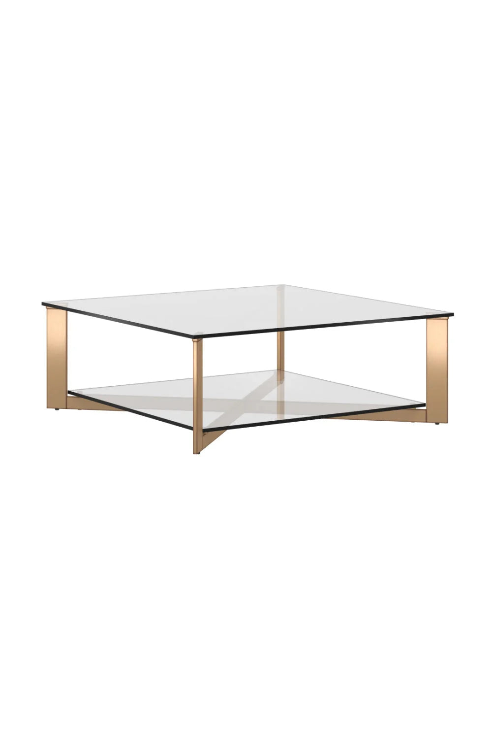 Luxury Xavier Glass Coffee Table Modern Italian Style for Villa