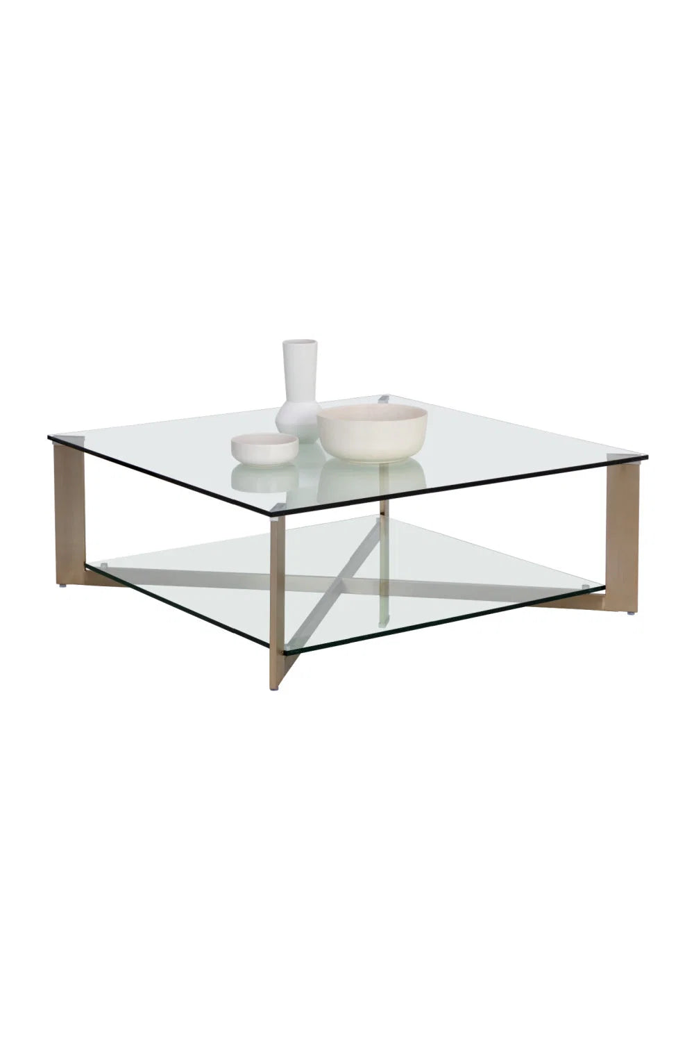 Luxury Xavier Glass Coffee Table Modern Italian Style for Villa