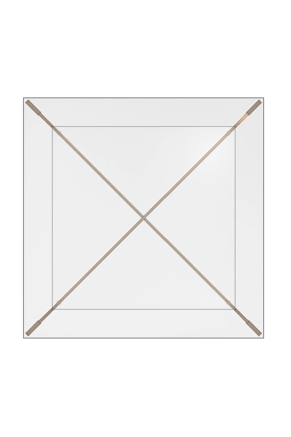 Luxury Xavier Glass Coffee Table Modern Italian Style for Villa