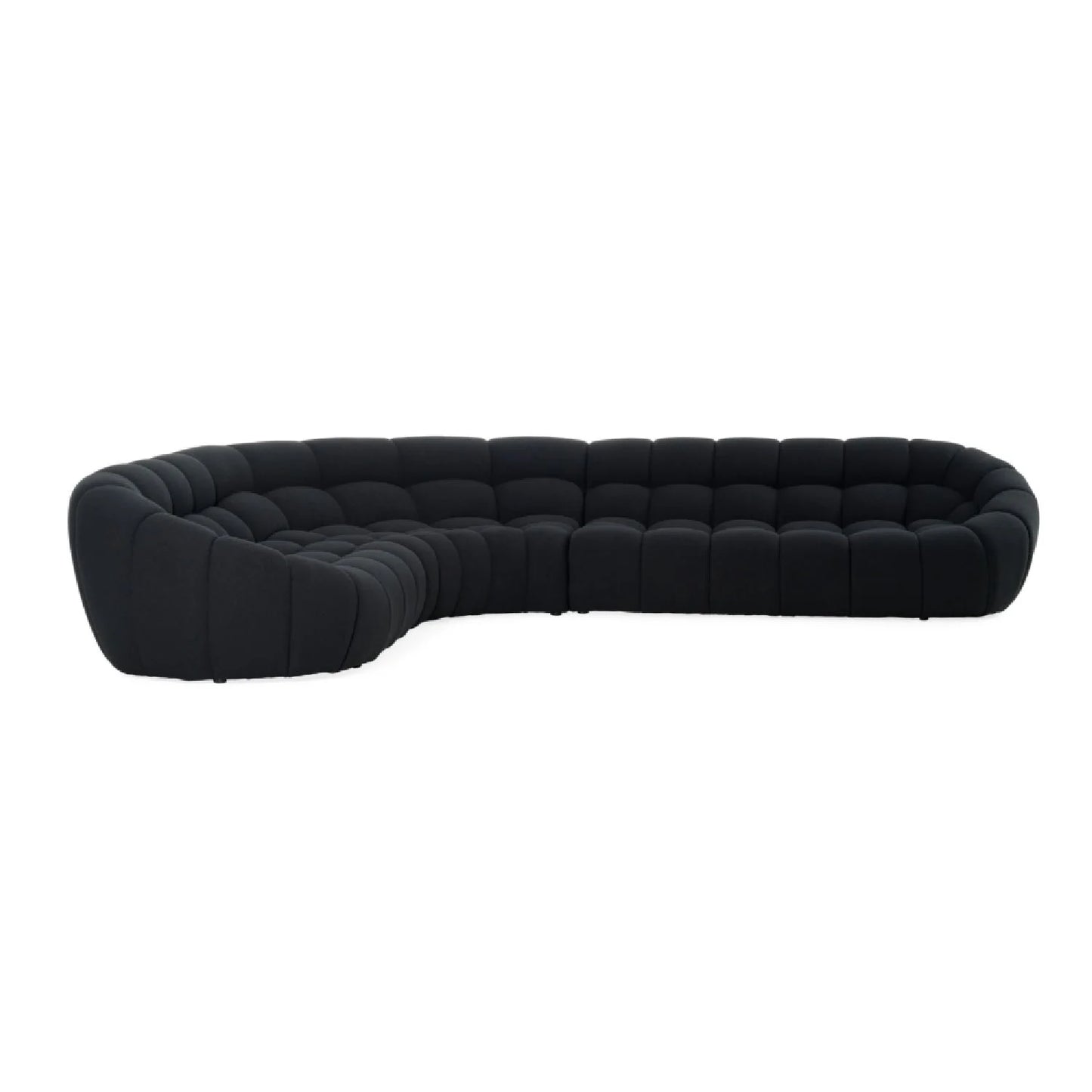 Luxury Yolonda Tufted Sectional Sofa Modern Italian Style for Villa