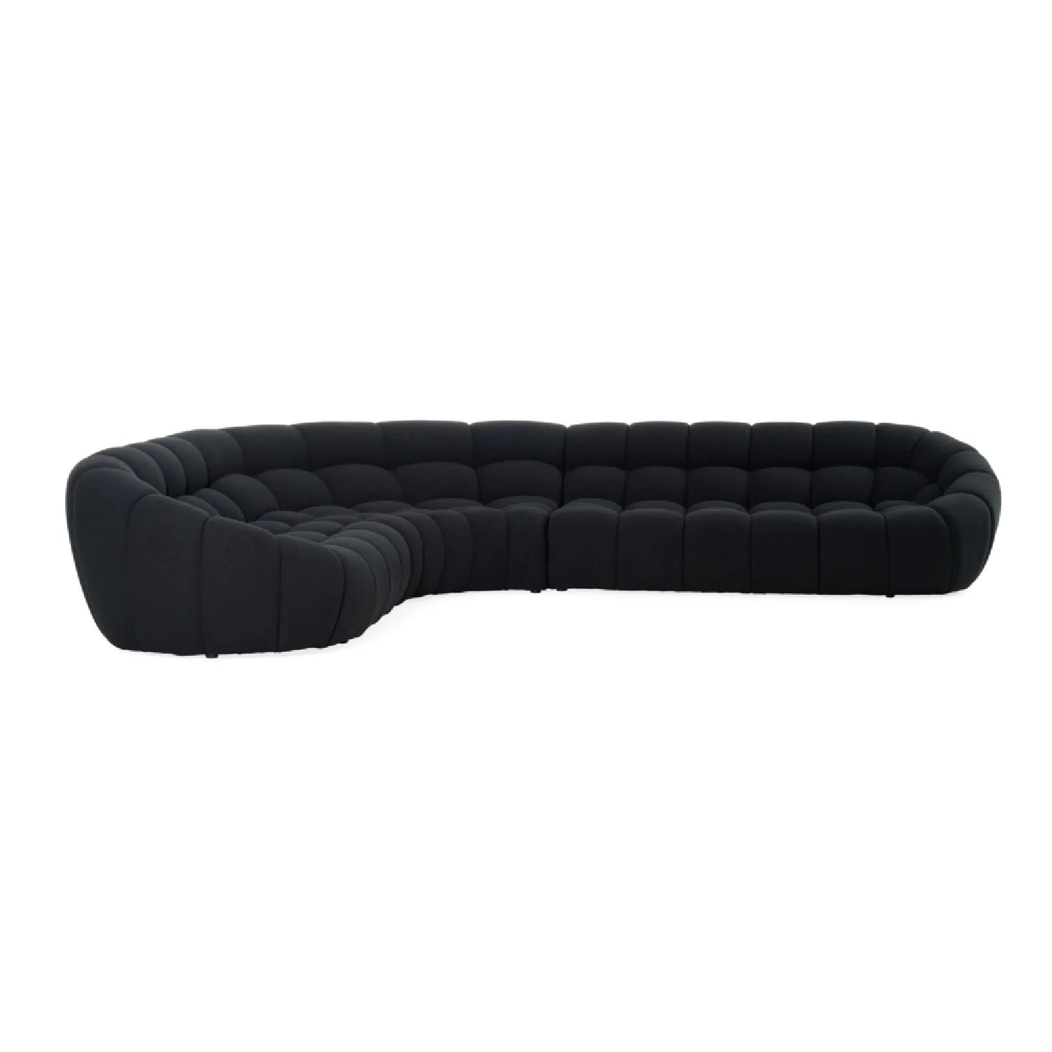 Luxury Yolonda Tufted Sectional Sofa Modern Italian Style for Villa