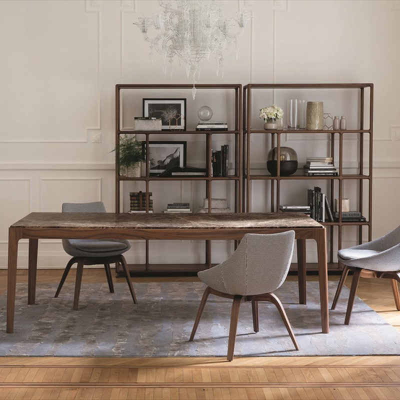 Luxury Ziggy Dining Table Modern Italian Style for Villa