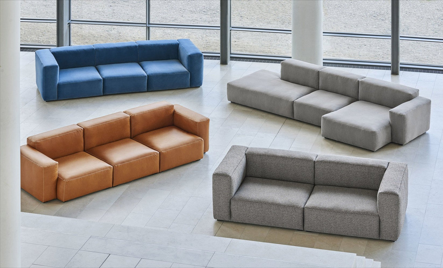 Luxury Mags Soft Modular Sofa Modern Italian Style for Villa