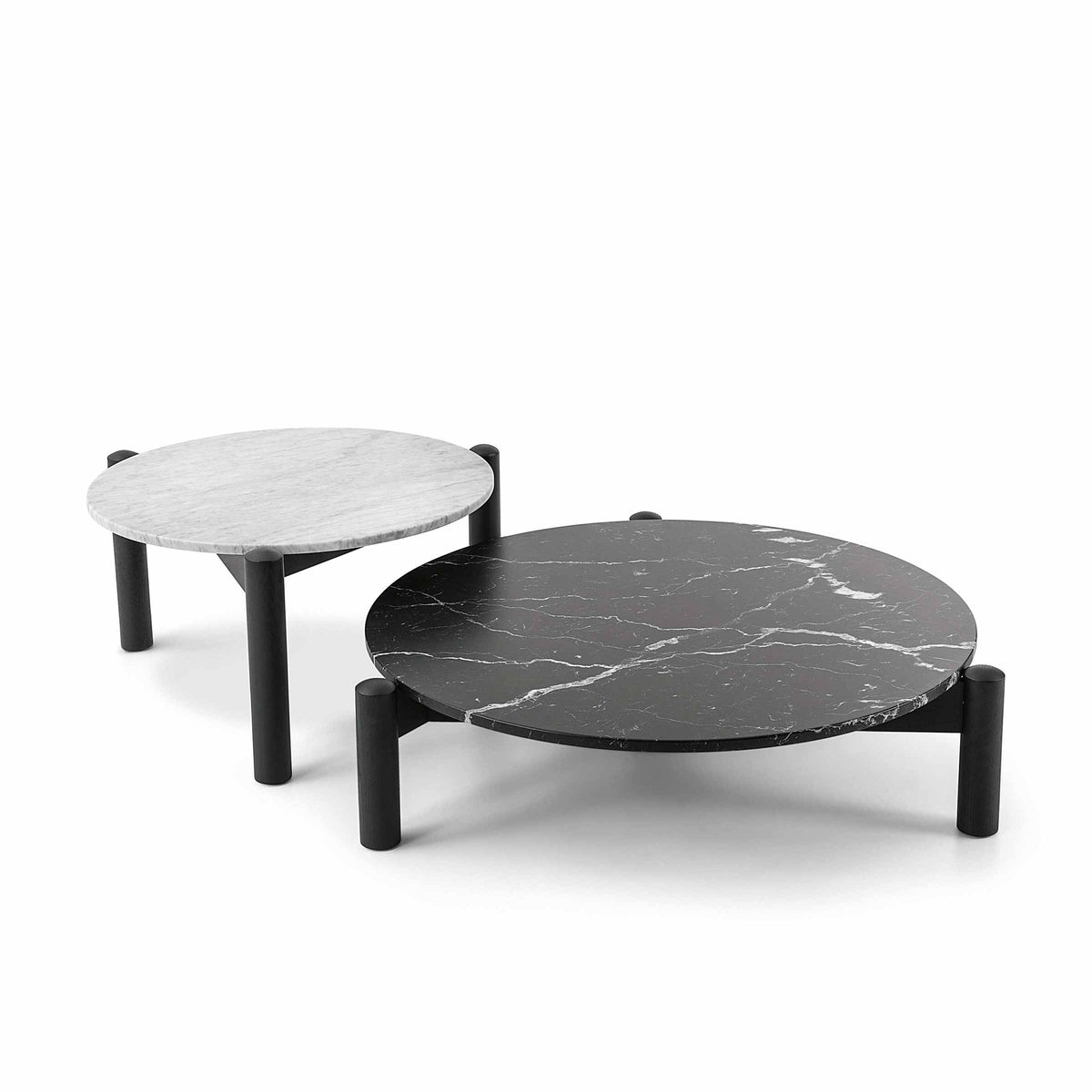 Luxury TABLE À PLATEAU INTERCHANGEABLE Marble Wood Coffee Table Modern Italian Style for Villa