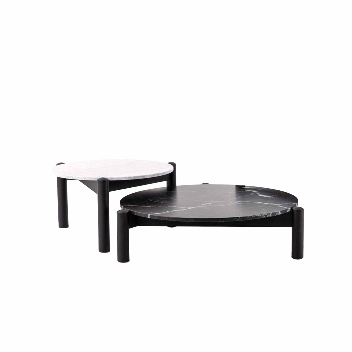 Luxury TABLE À PLATEAU INTERCHANGEABLE Marble Wood Coffee Table Modern Italian Style for Villa