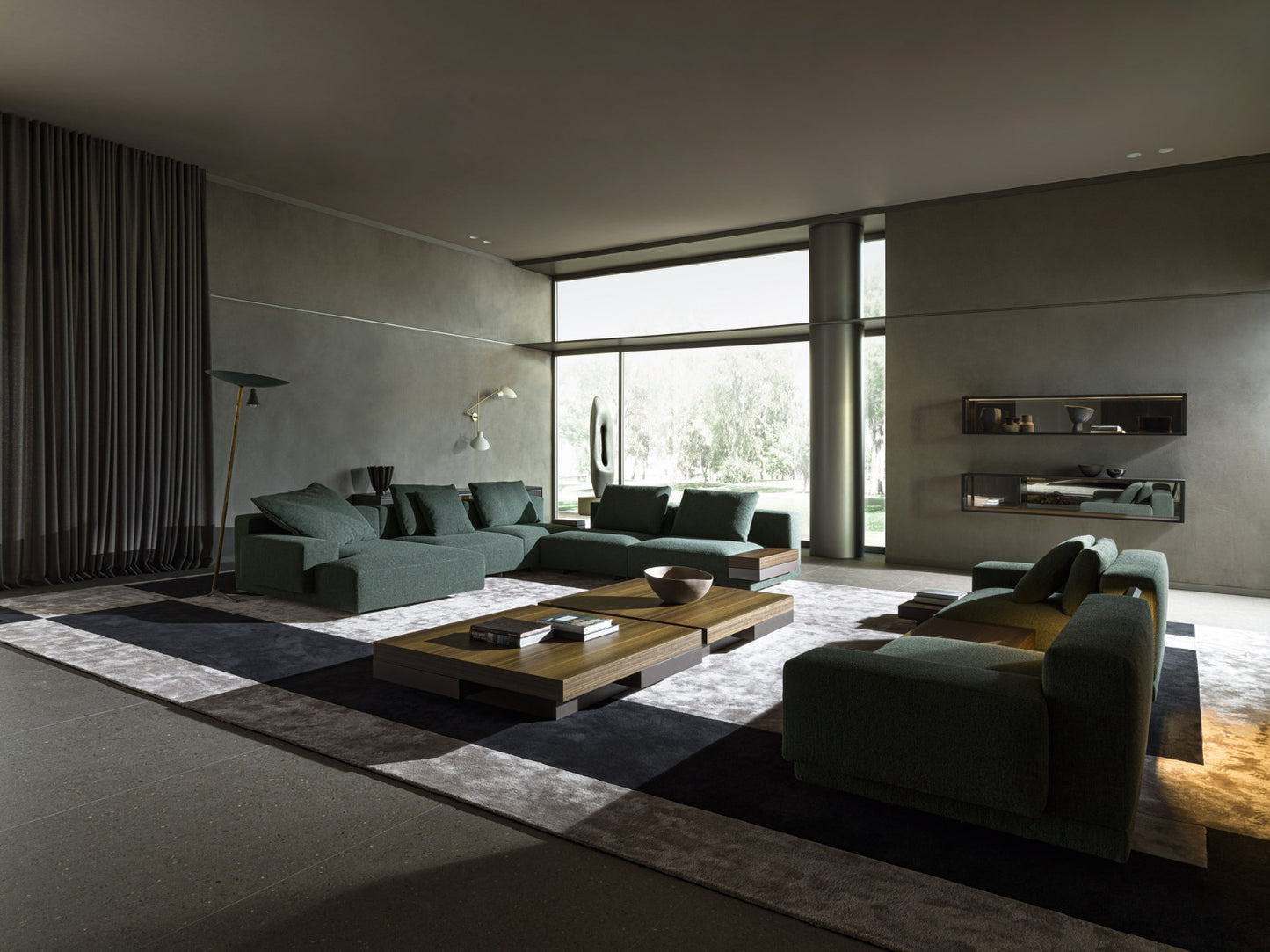 Luxury Marteen Modular Sofa Modern Italian Style for Villa