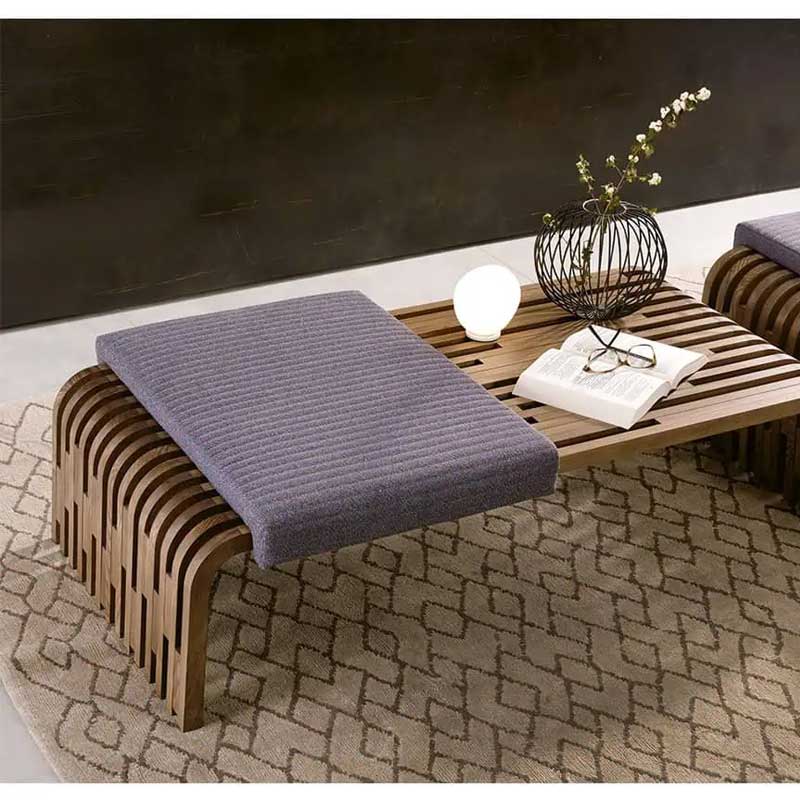 Luxury Millerighe Coffee Table Modern Italian Style for Villa