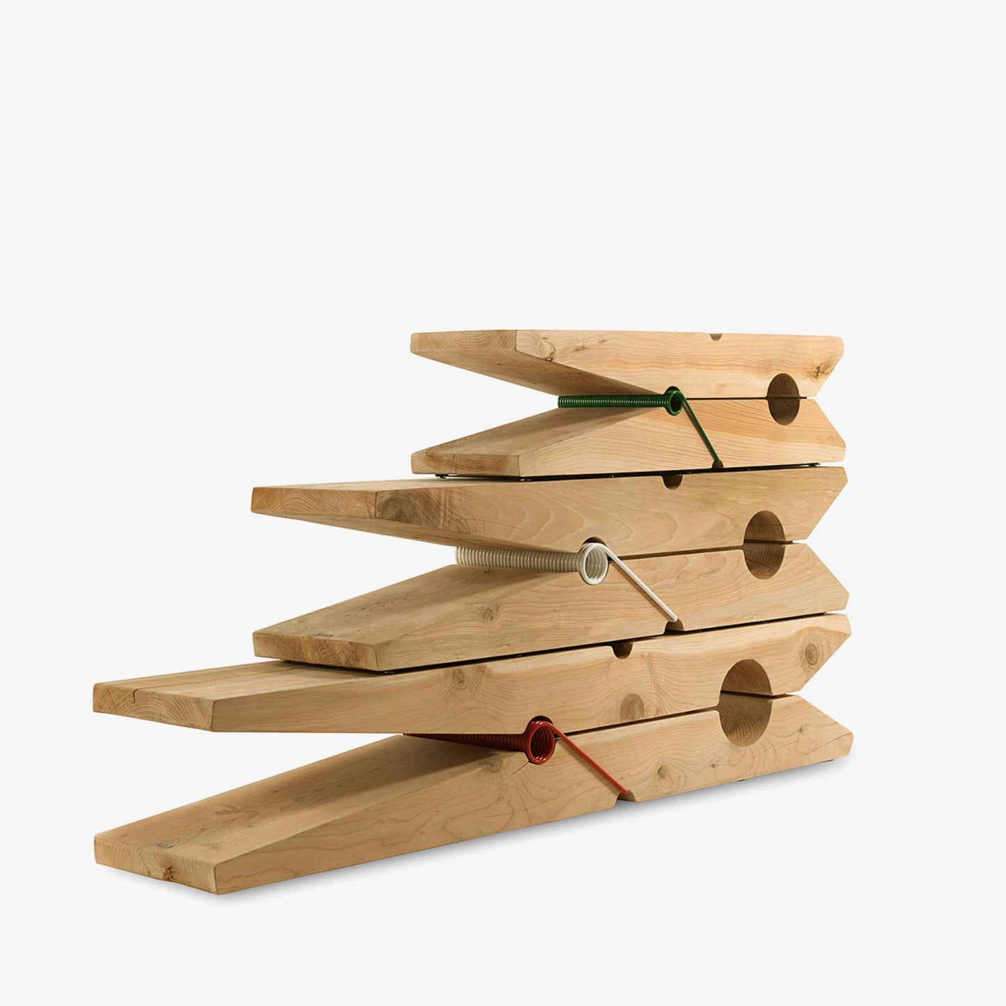 Wood Bench MOLLETTA by Beldessari & Beldessari for Riva 1920