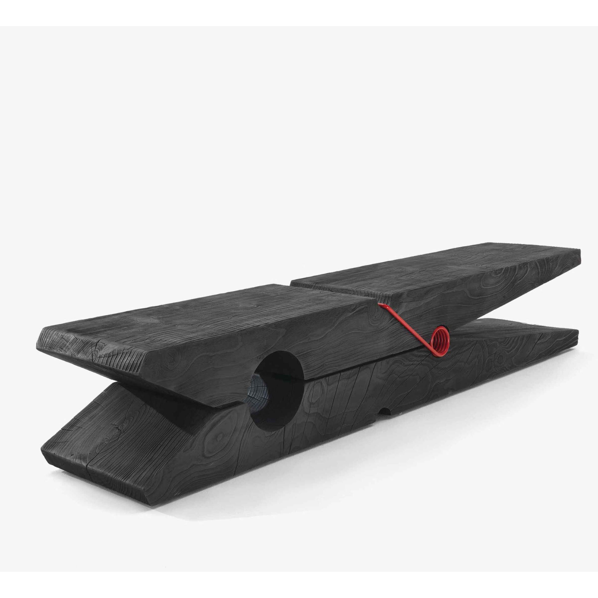 Wood Bench MOLLETTA by Beldessari & Beldessari for Riva 1920
