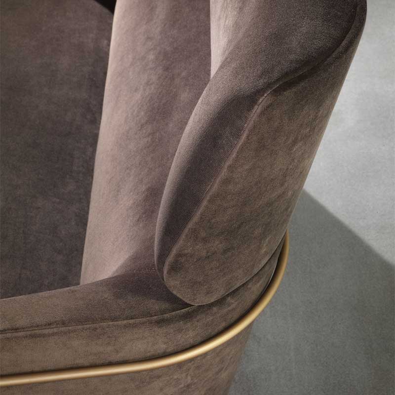 Luxury Nest Lounge Armchair Modern Italian Style for Villa