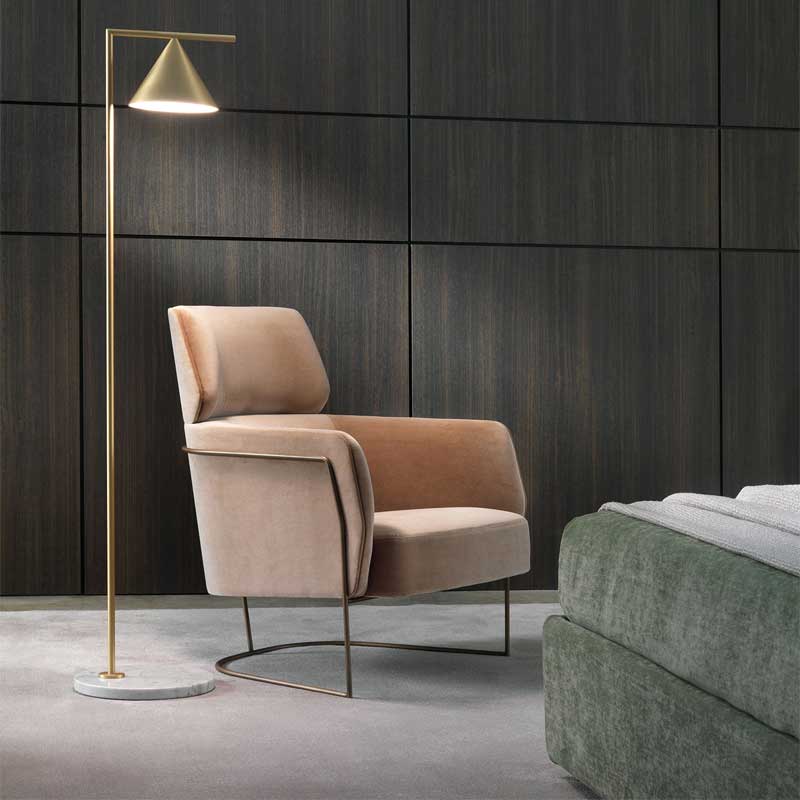 Luxury Nest Lounge Armchair Modern Italian Style for Villa