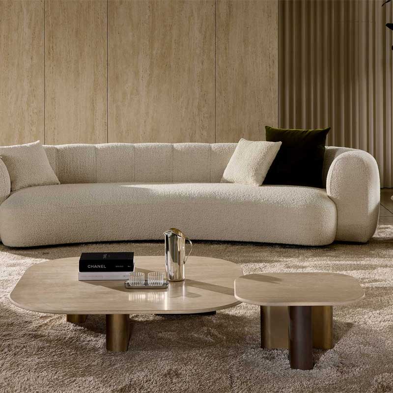 Luxury Onno Coffee Table Modern Italian Style for Villa