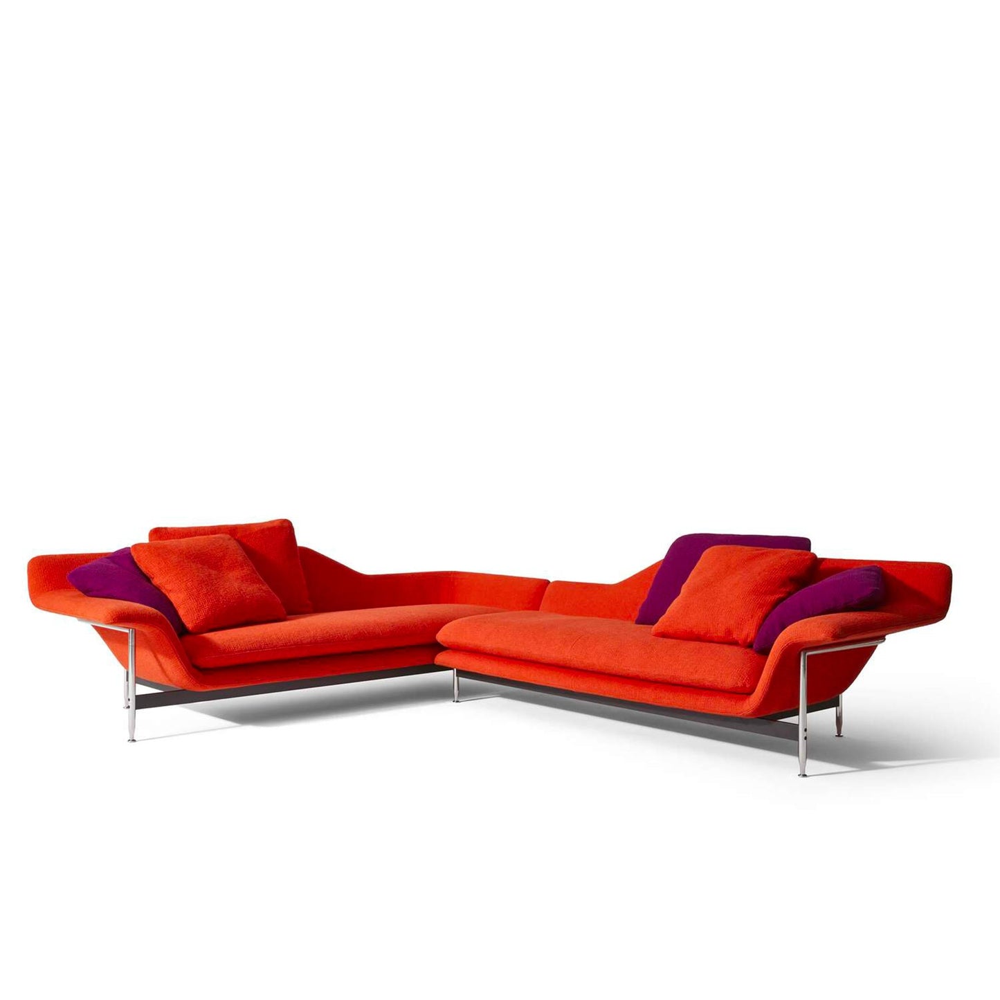 Esosoft Modular Corner Sectional Sofa – Aluminium Design by Antonio Citterio