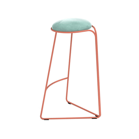 Luxury Upholstered High Stool Modern Italian Style for Villa