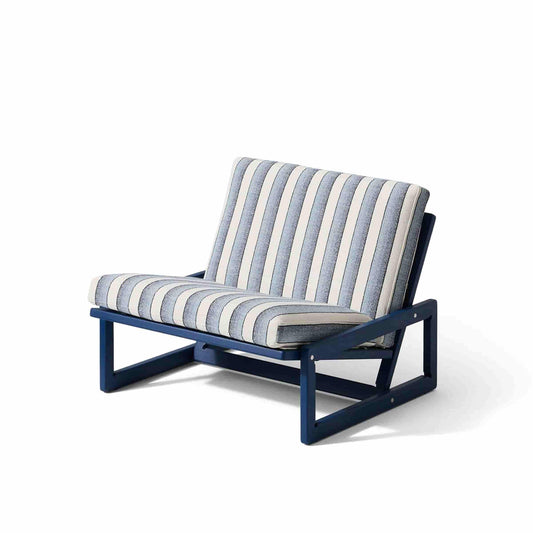 Luxury Iroko Wood Outdoor Armchair Modern Italian Style for Villa