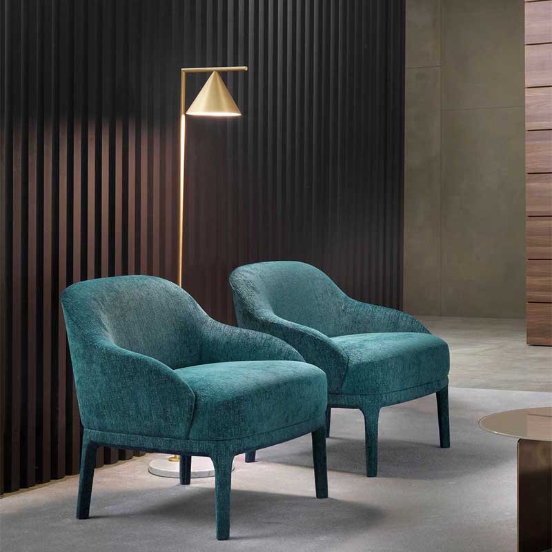 Luxury Paris Lounge Armchair Modern Italian Style for Villa