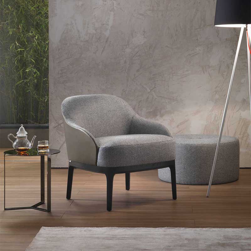 Luxury Paris Lounge Armchair Modern Italian Style for Villa