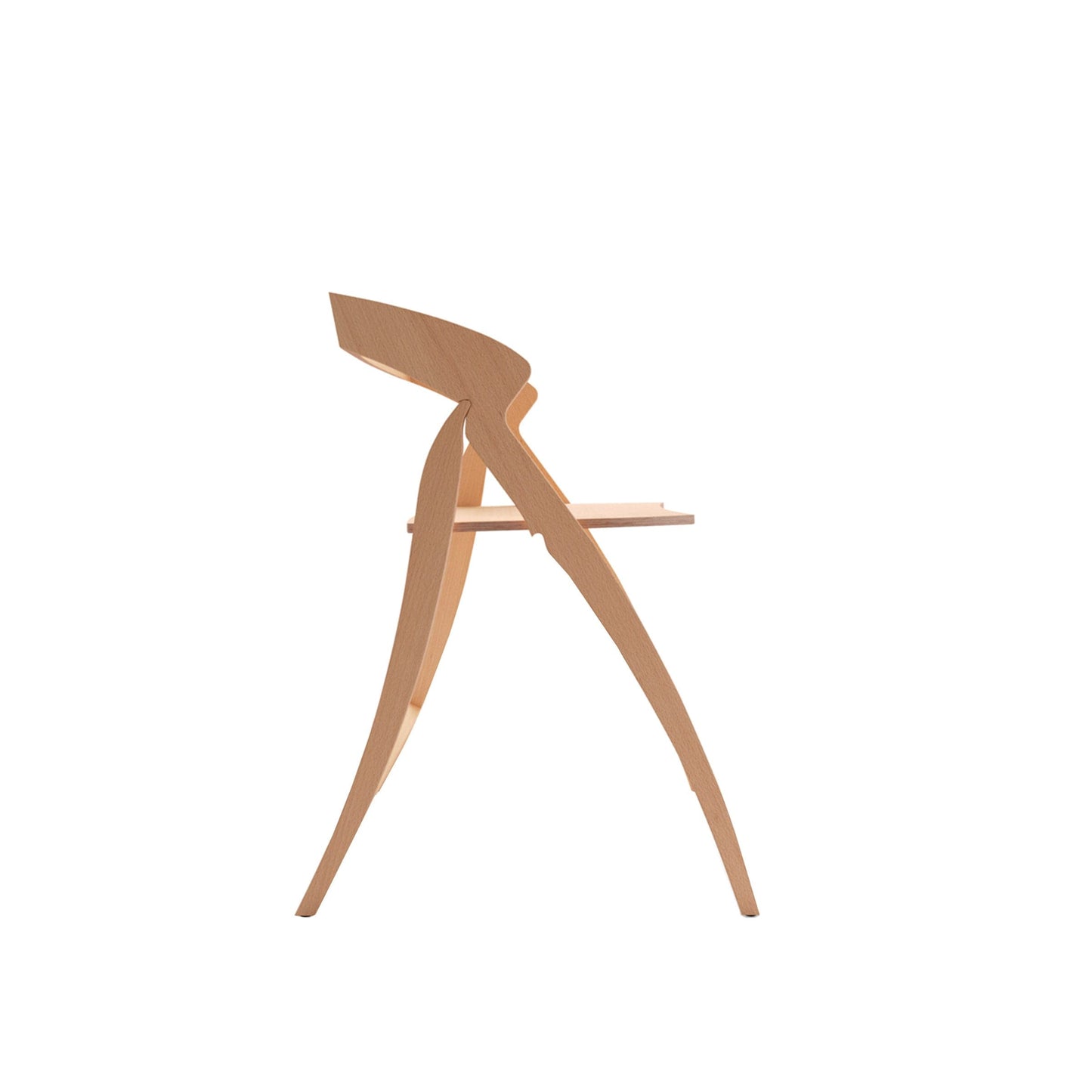 BBB Italia Paso Doble Italian Designer Folding Chair – Beech Wood Luxury Dining Seating