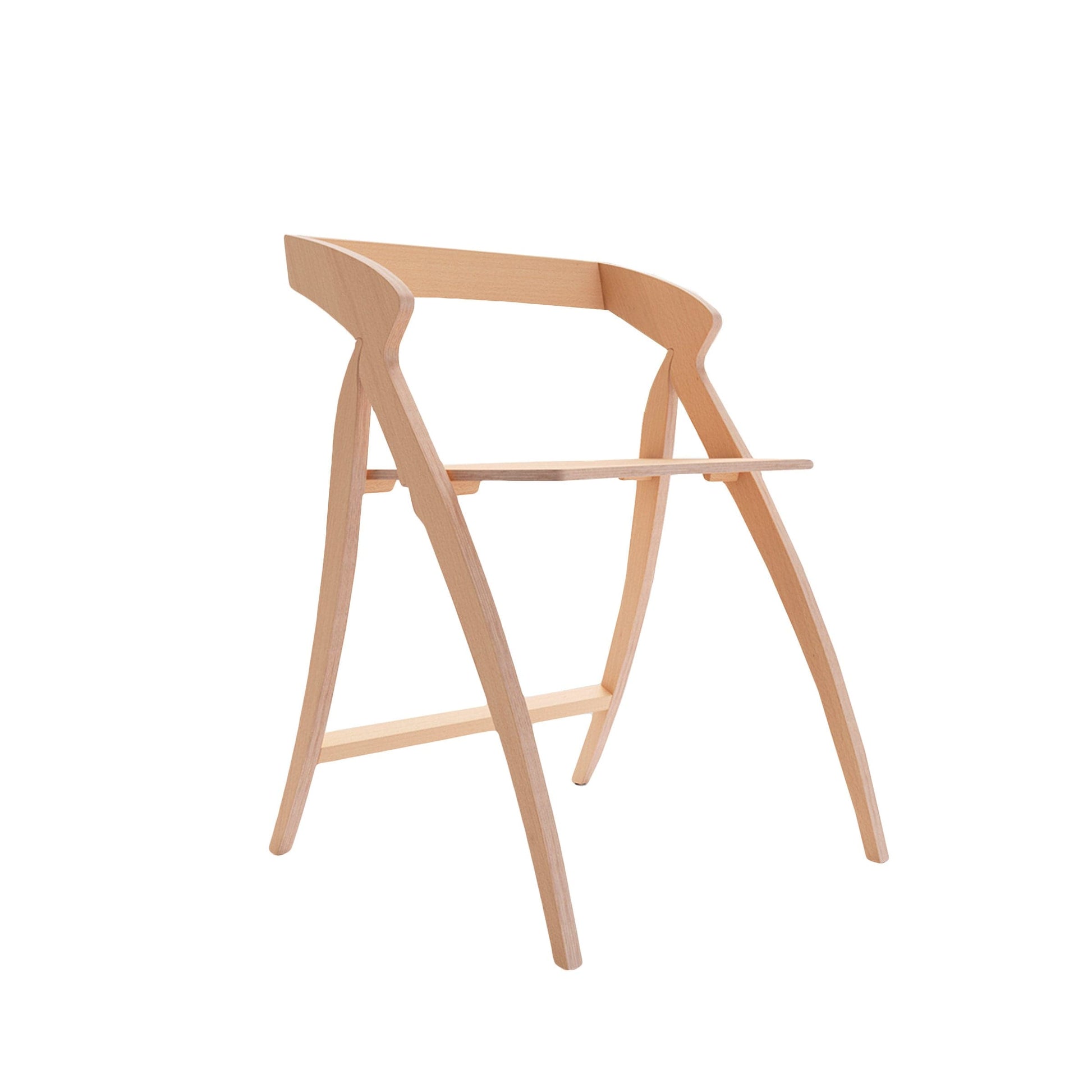 BBB Italia Paso Doble Italian Designer Folding Chair – Beech Wood Luxury Dining Seating