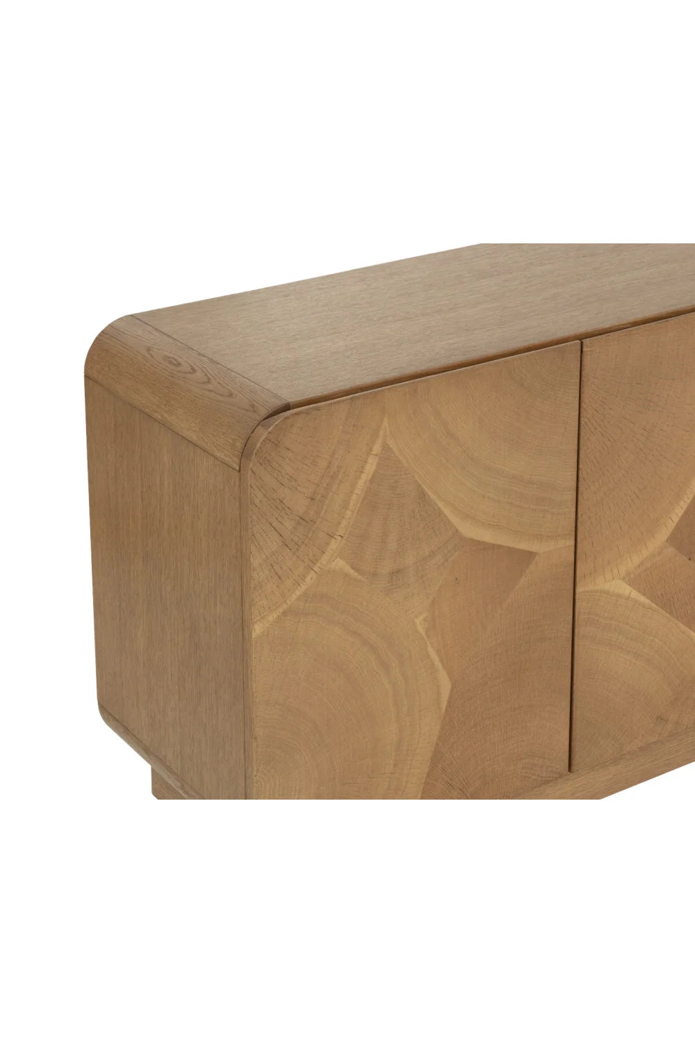 Patterned Oak 4-Door Sideboard | Splendido Fauna