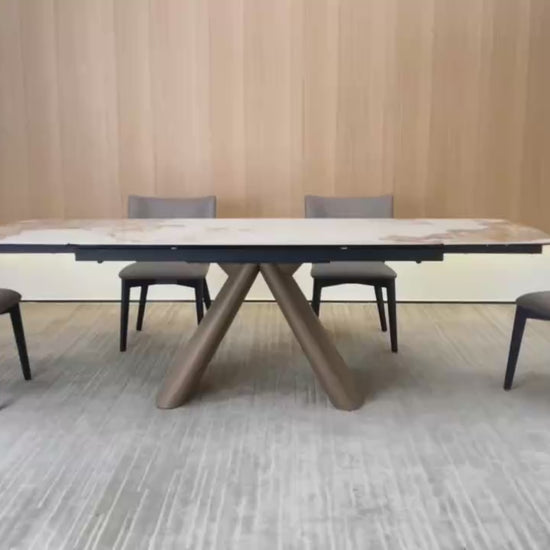 Luxury 1601623894451 Ceramic Extendable Dining Table Modern Italian Style for Villa