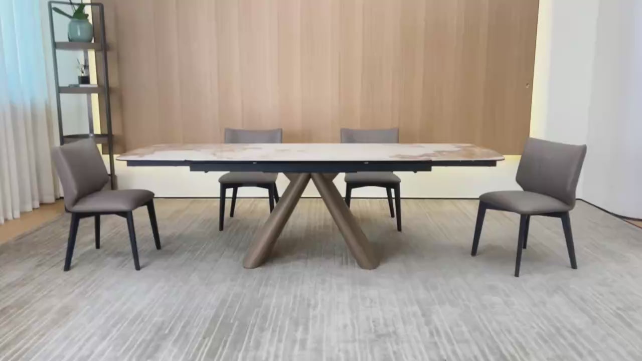 Luxury 1601623894451 Ceramic Extendable Dining Table Modern Italian Style for Villa