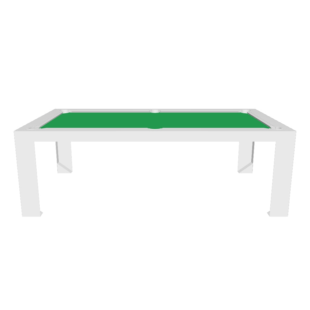 Luxury CUBISTA Convertible Pool Dining Table Modern Italian Style for Villa