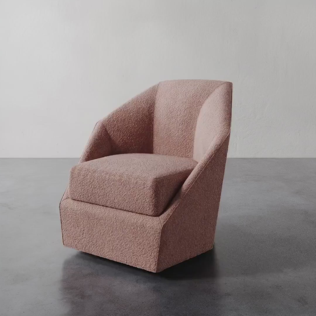 Luxury Modern Bijou Swivel Chair European Style for Villa