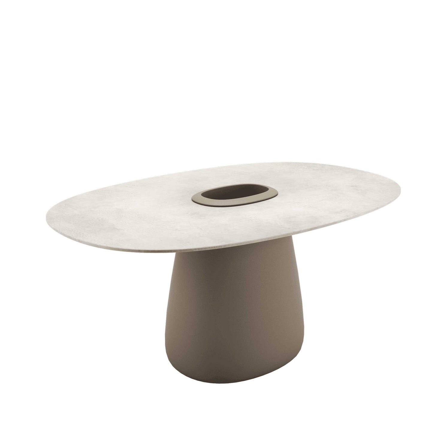 Stoneware Dining Table with Integrated Bucket – Elisa Giovannoni Designer Piece