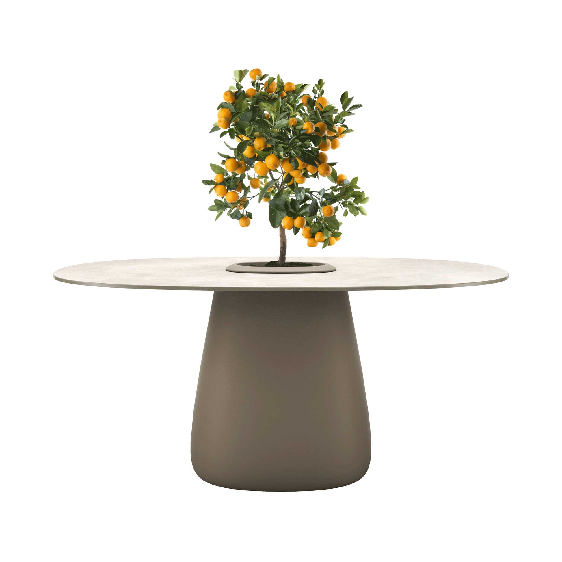 Stoneware Dining Table with Integrated Bucket – Elisa Giovannoni Designer Piece