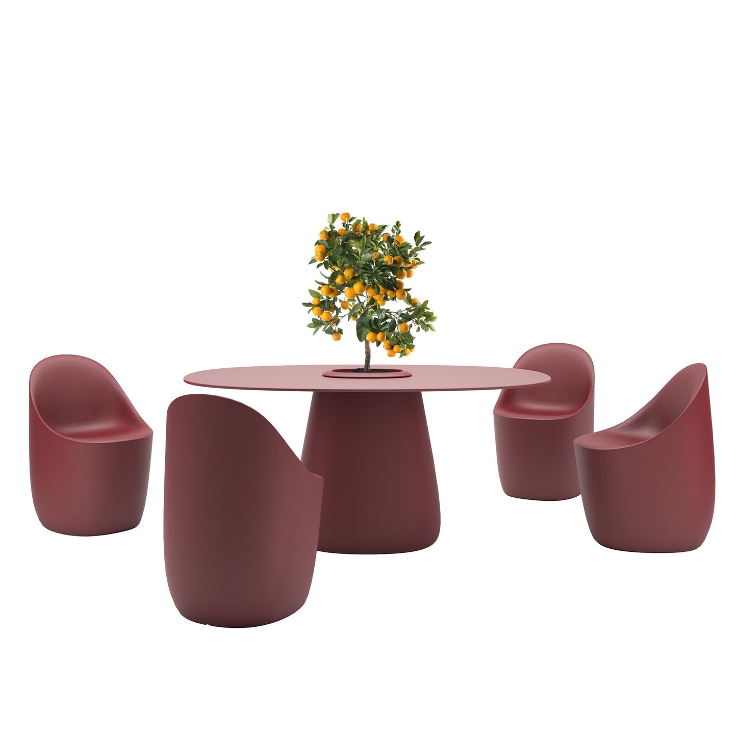 Dining Chair Cobble – Modern Polypropylene Seat by Elisa Giovannoni for Qeeboo