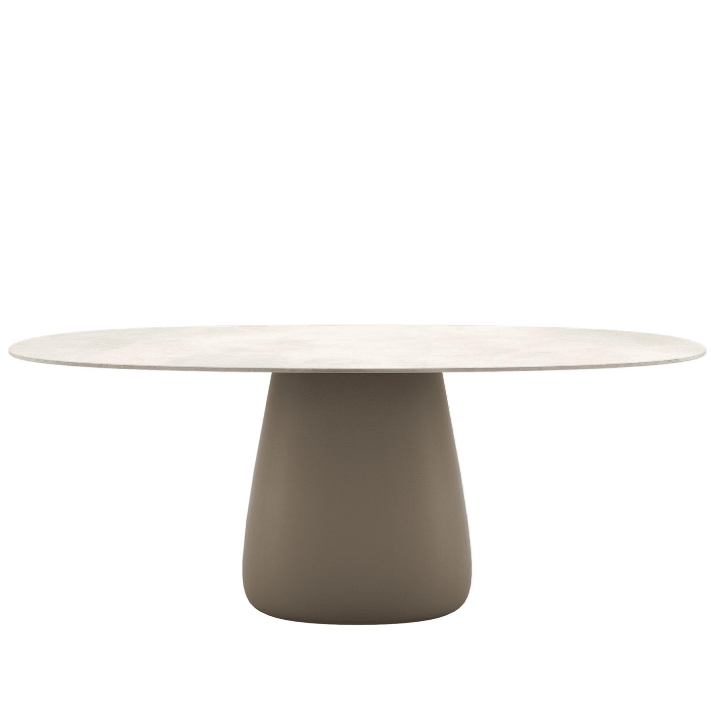 Contemporary Stoneware Dining Table – Sculptural Indoor Outdoor Statement Piece