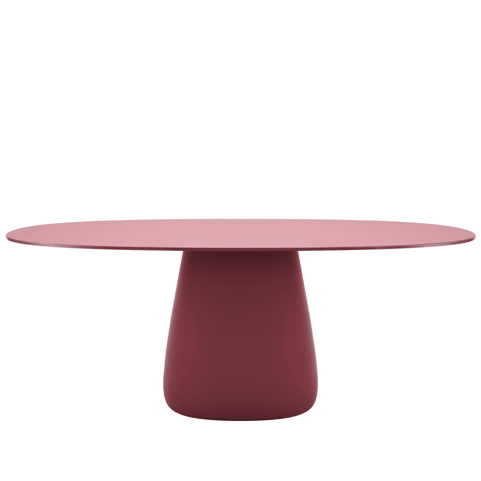 Sculptural Oval Dining Table – Contemporary HPL Laminate Statement Piece