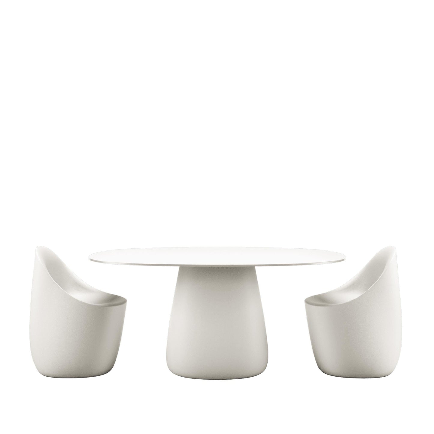 Oval Dining Table – Sculptural HPL Statement Piece