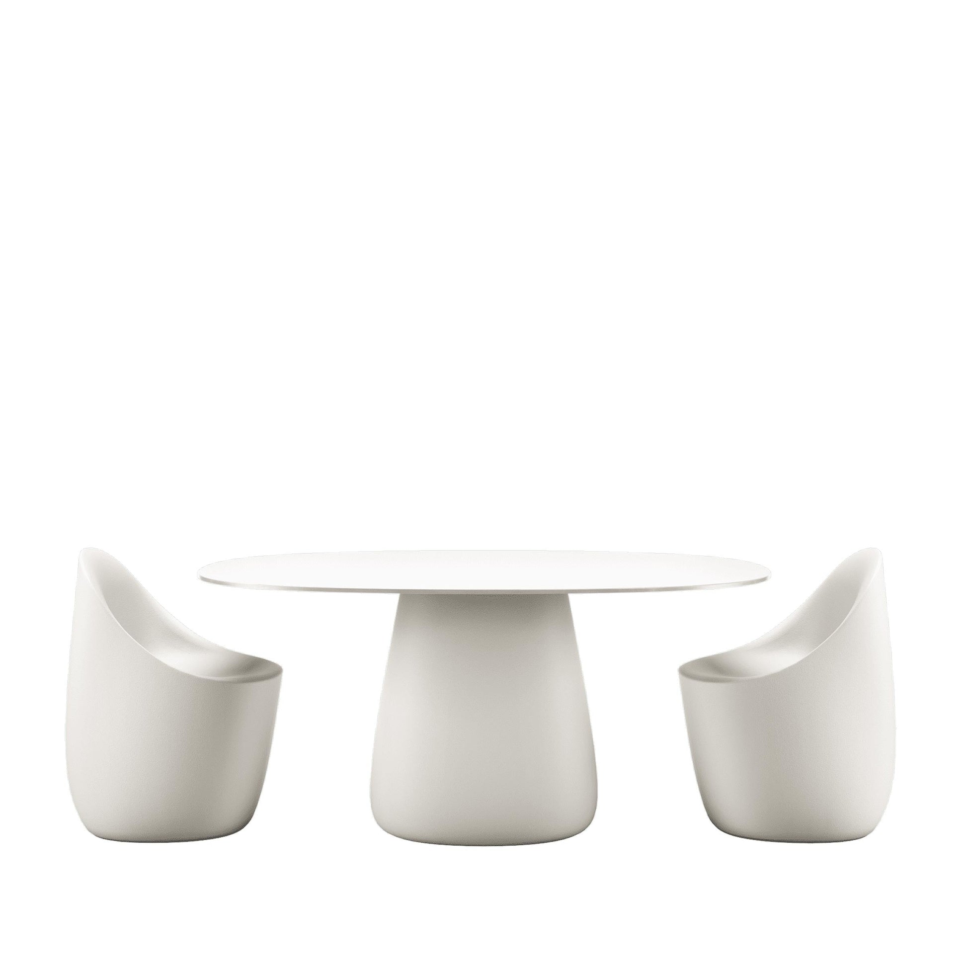Oval Dining Table – Sculptural HPL Statement Piece