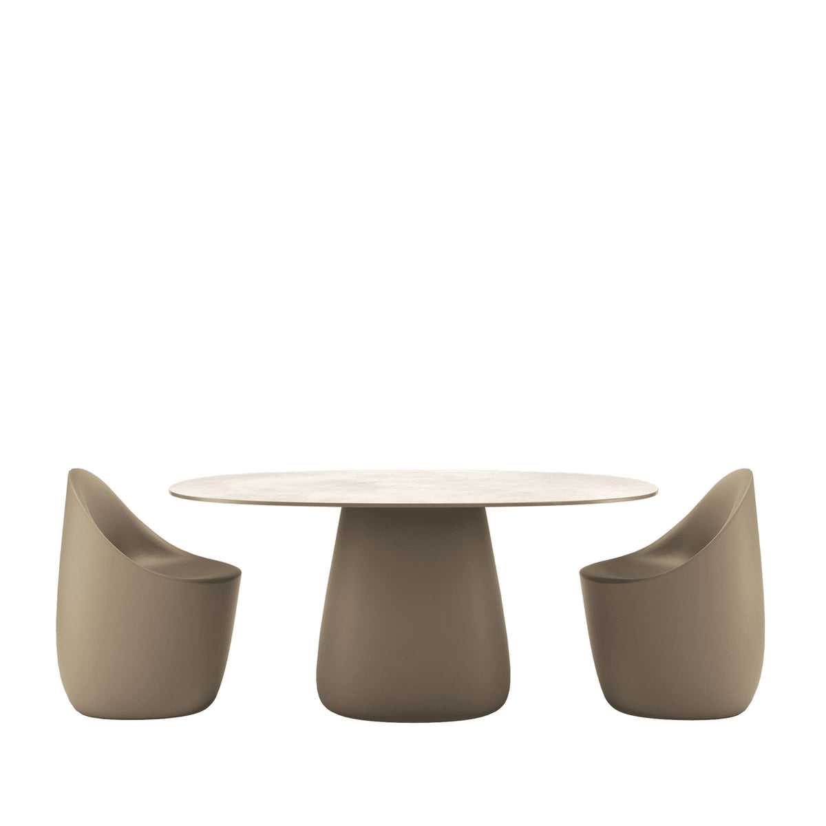 Luxury COBBLE Dining Table Modern Italian Style for Villa