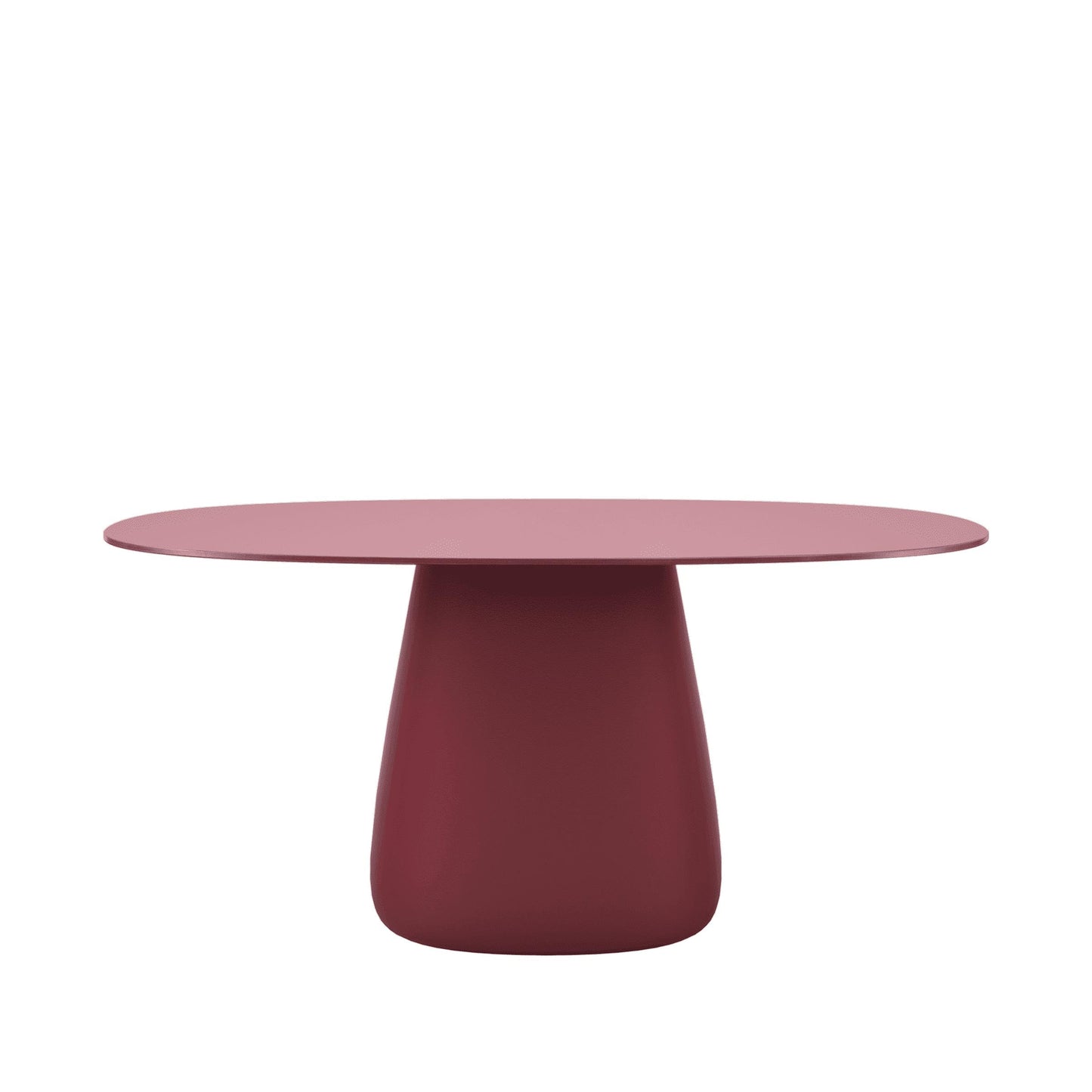 Sculptural Oval Dining Table – Contemporary HPL Laminate Statement Piece