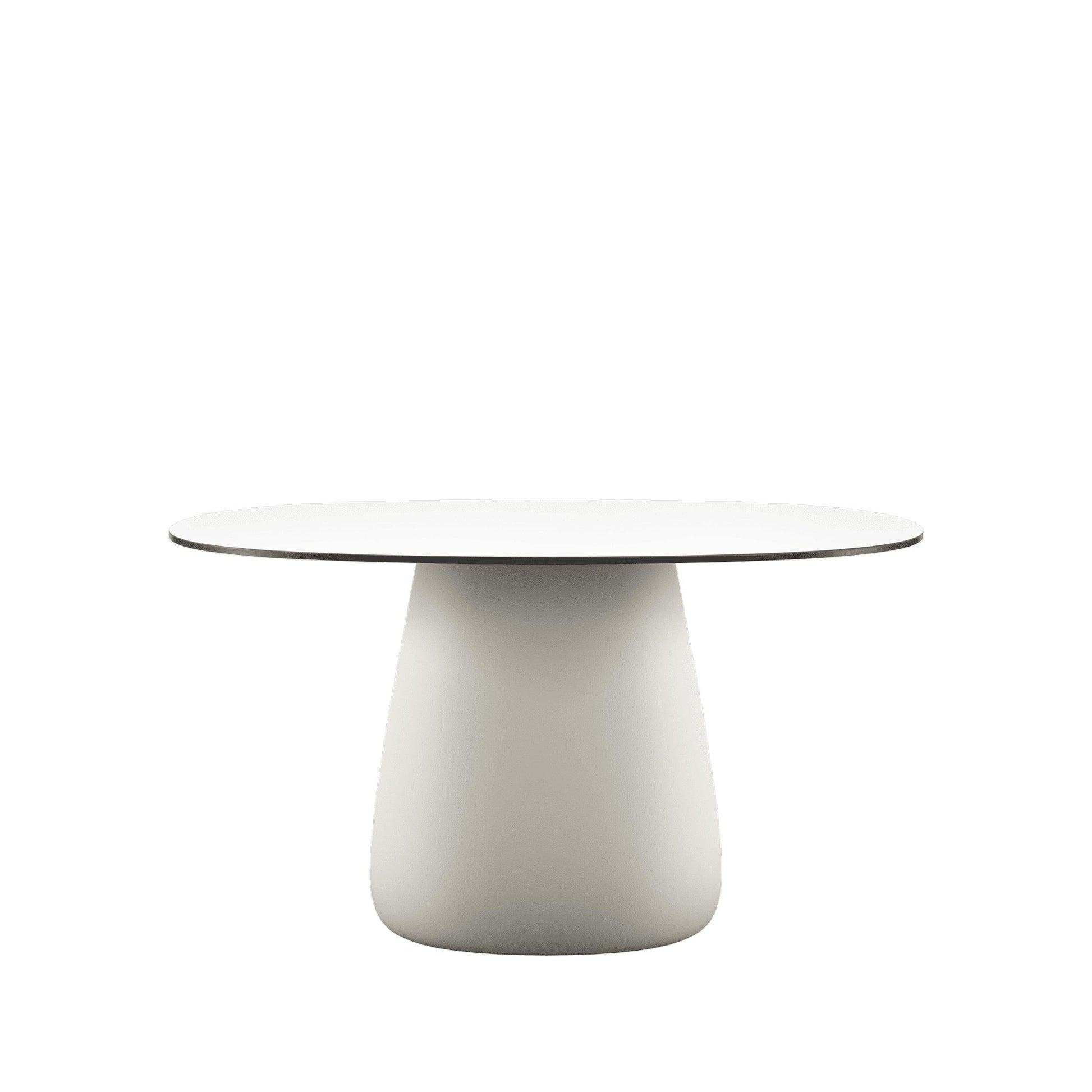 Sculptural Oval Dining Table – Contemporary HPL Laminate Statement Piece