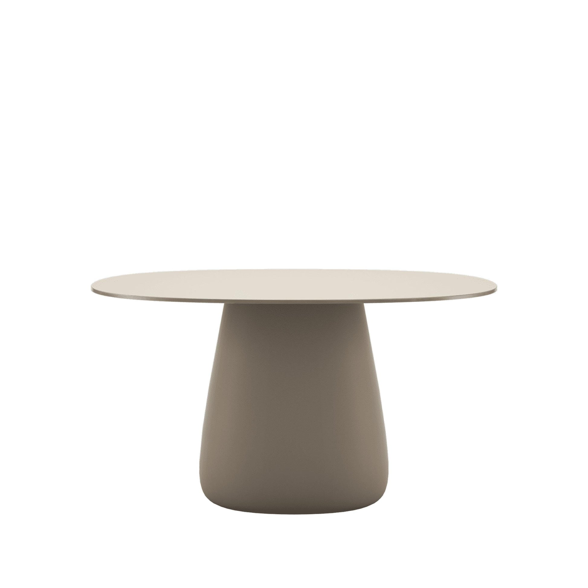 Sculptural Oval Dining Table – Contemporary HPL Laminate Statement Piece