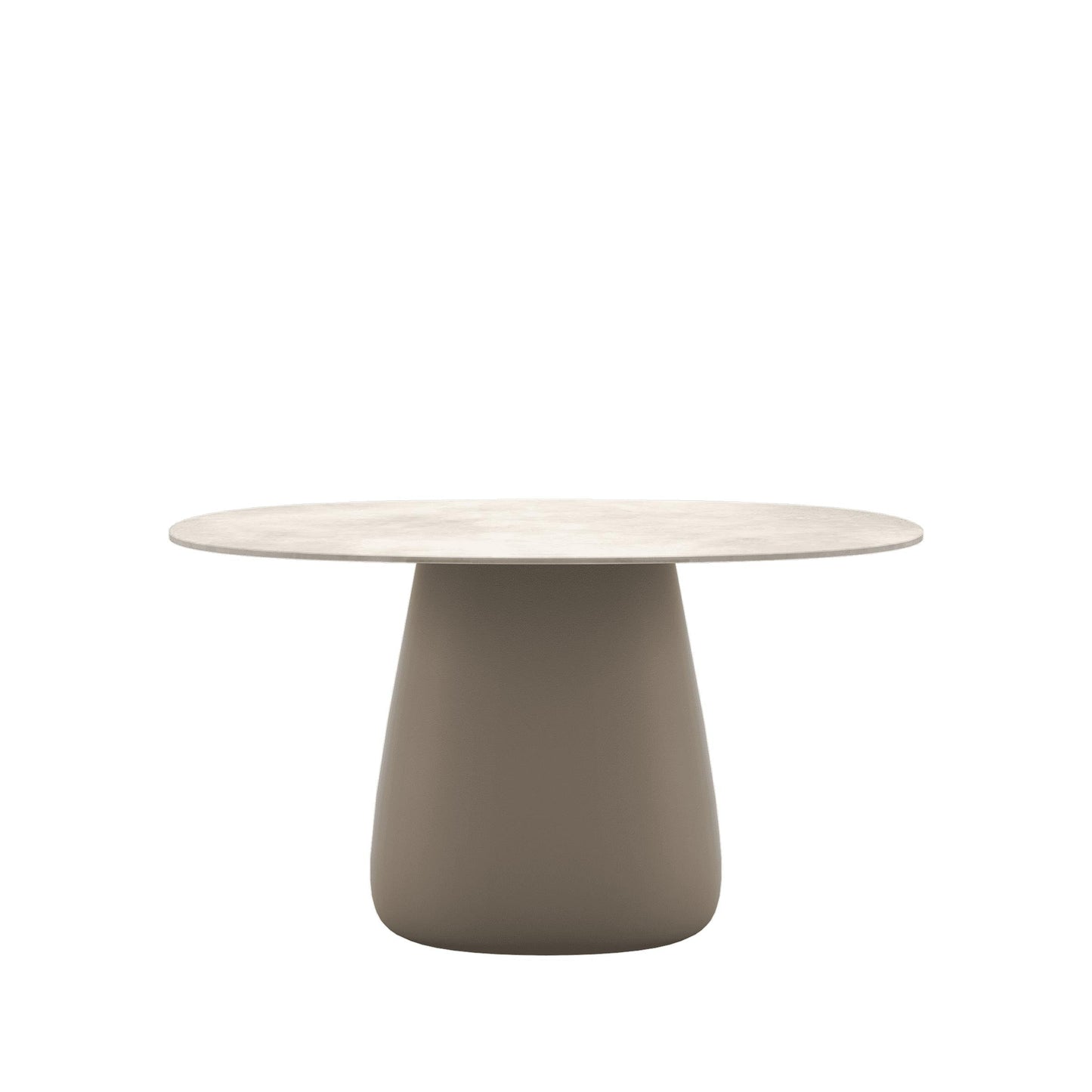 Contemporary Stoneware Dining Table – Sculptural Indoor Outdoor Statement Piece