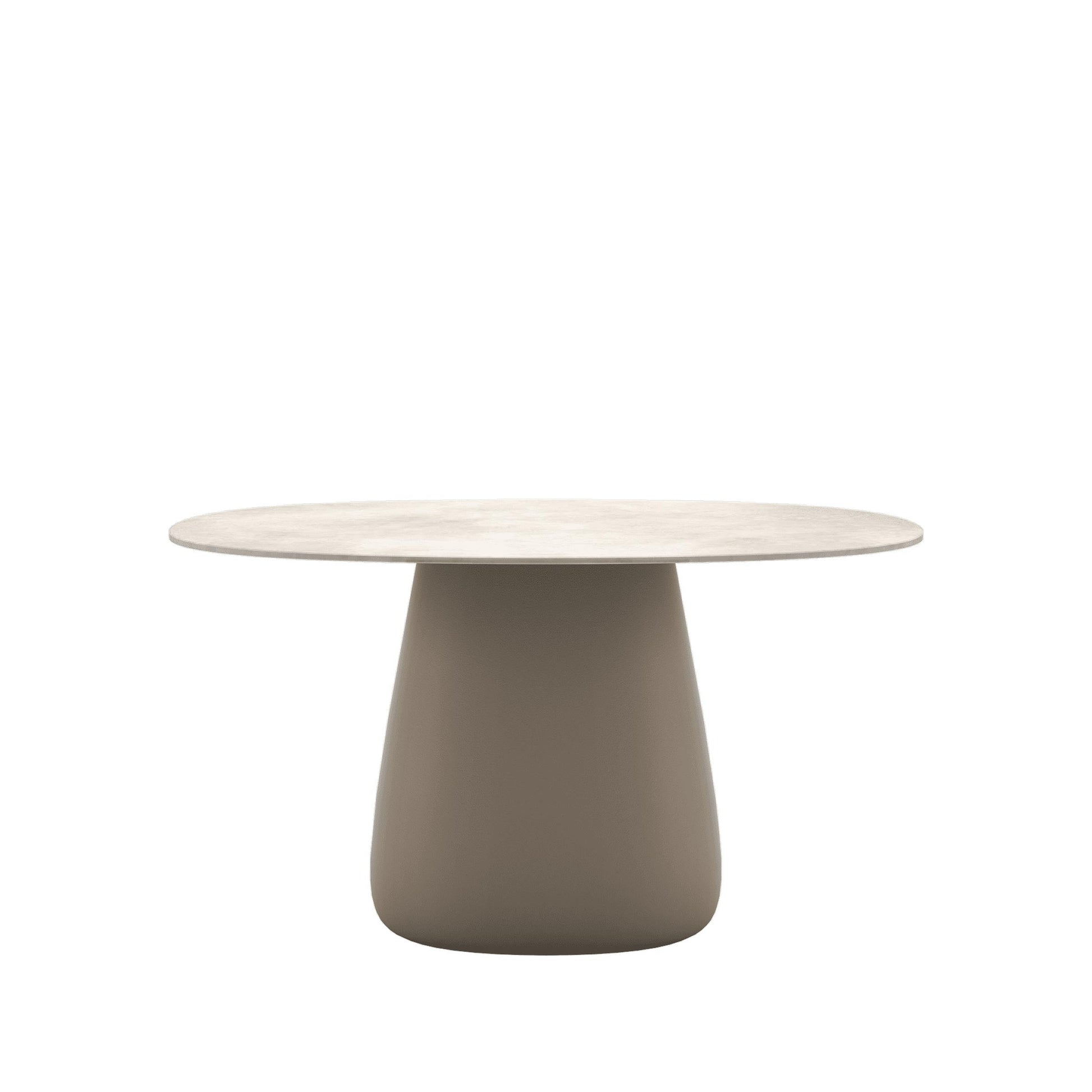 Contemporary Stoneware Dining Table – Sculptural Indoor Outdoor Statement Piece