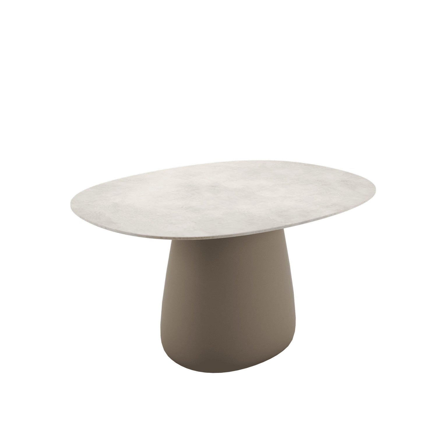 Contemporary Stoneware Dining Table – Sculptural Indoor Outdoor Statement Piece