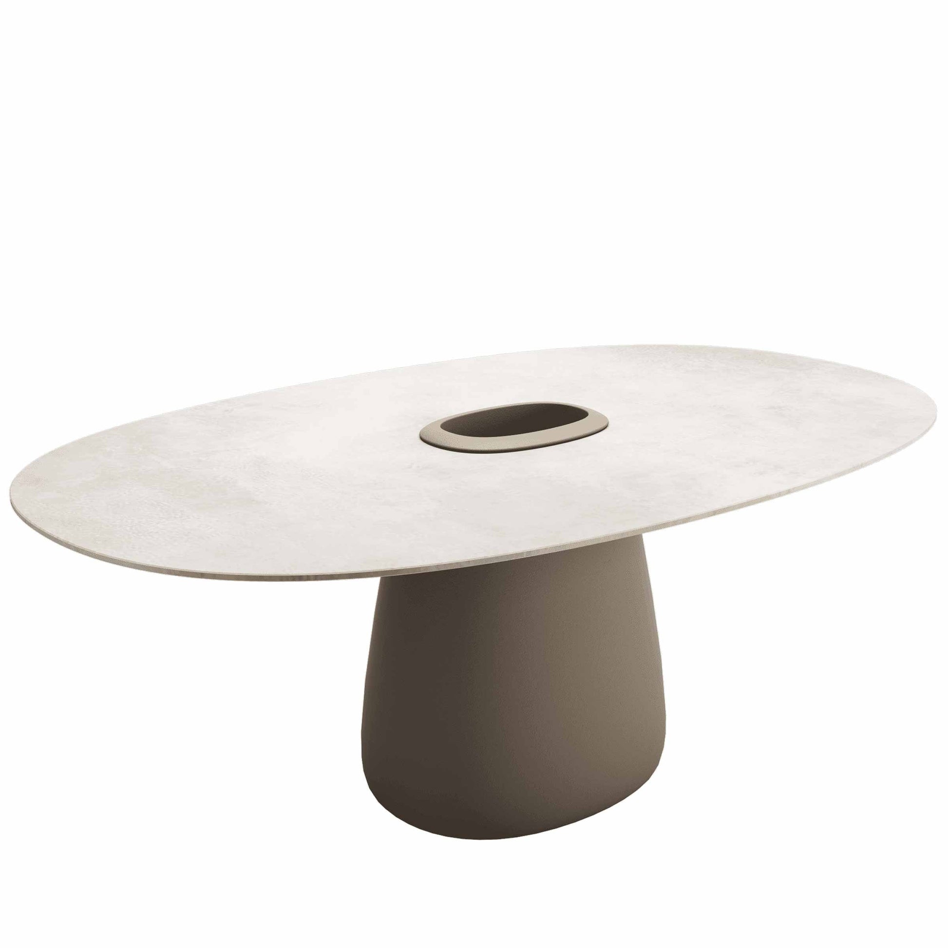 Stoneware Dining Table with Integrated Bucket – Elisa Giovannoni Designer Piece