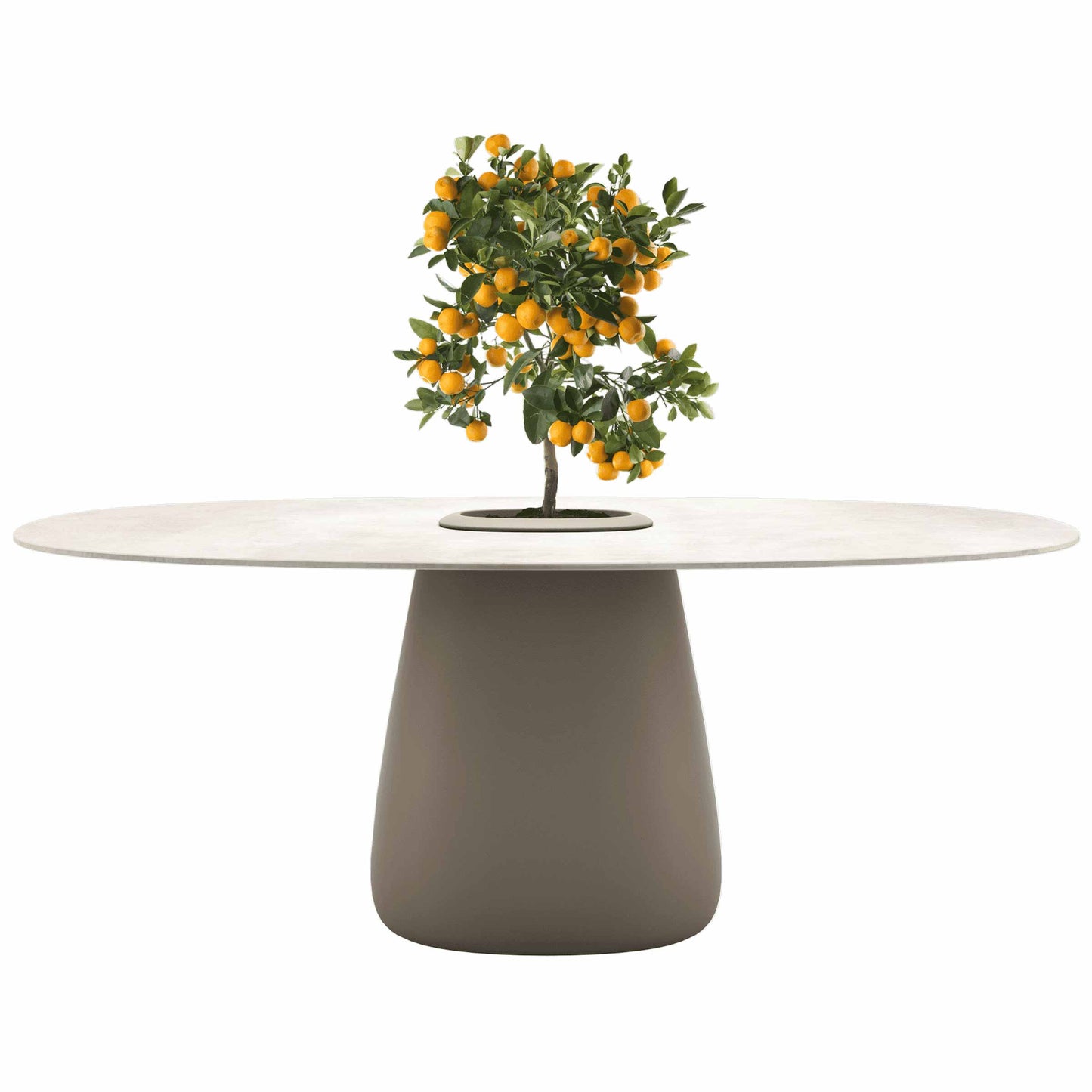 Stoneware Dining Table with Integrated Bucket – Elisa Giovannoni Designer Piece