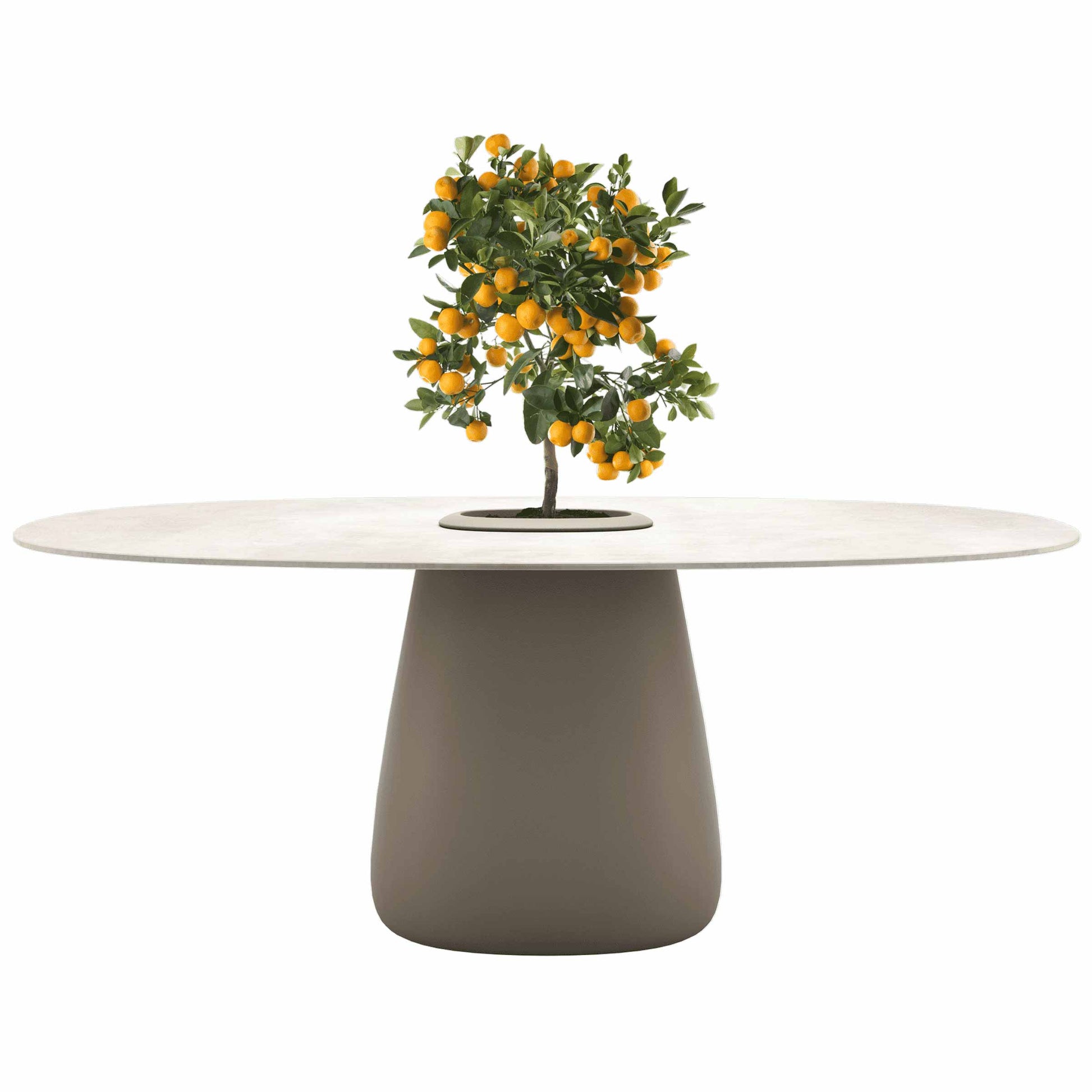 Stoneware Dining Table with Integrated Bucket – Elisa Giovannoni Designer Piece