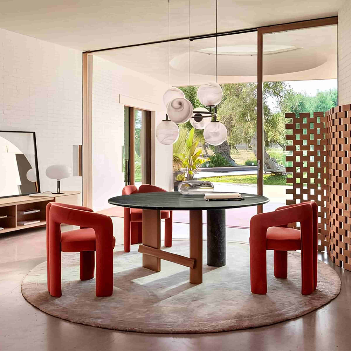 Luxury DUDET Small Armchair Modern Italian Style for Villa