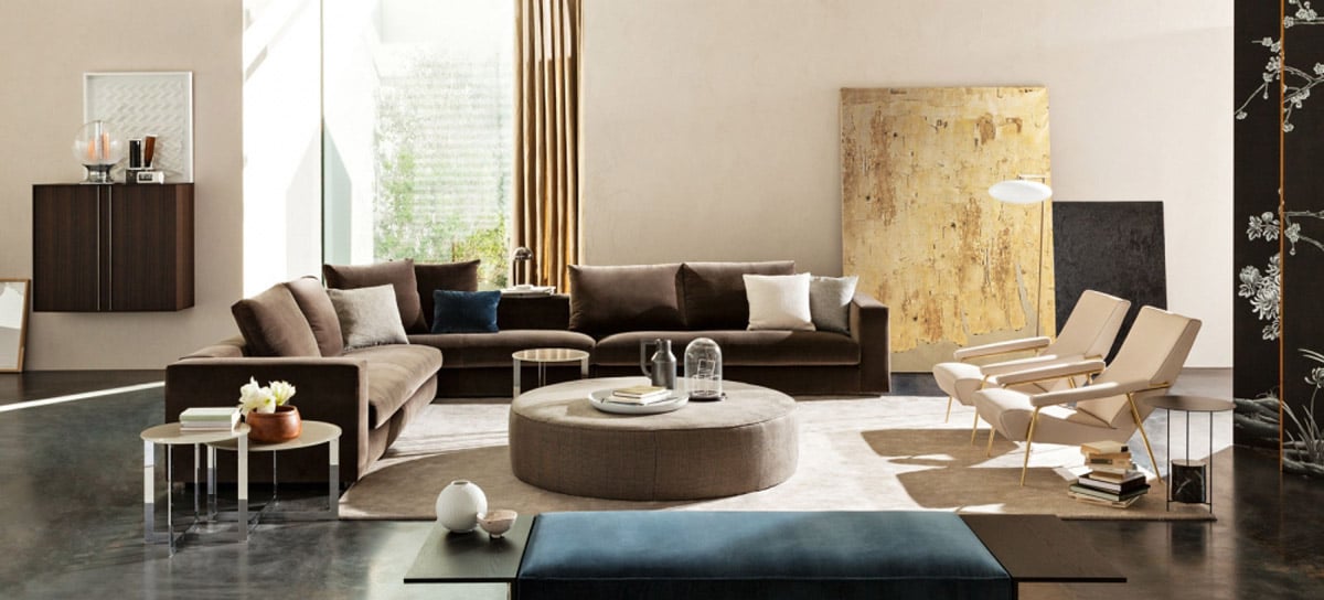 Luxury Reversi 14 Modular Sofa Modern Italian Style for Villa