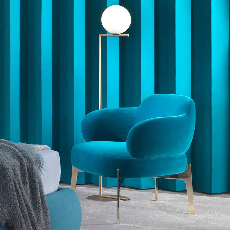 Luxury Sign Lounge Armchair Modern Italian Style for Villa
